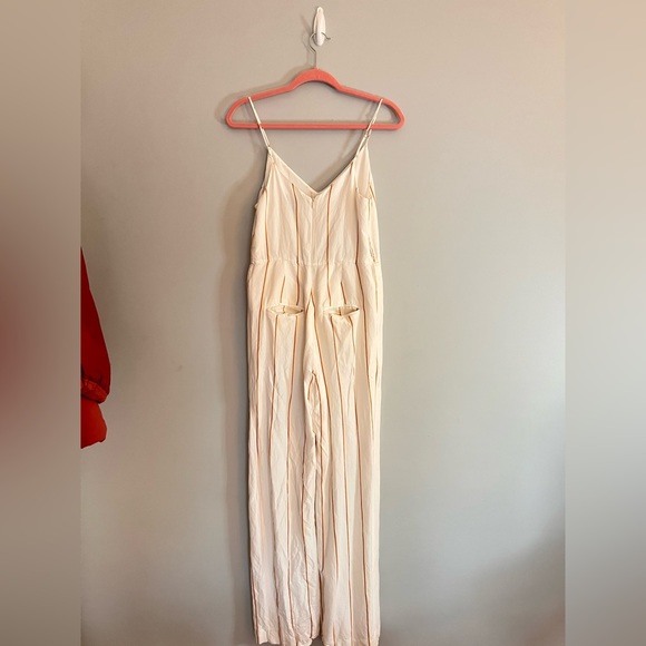 Anthropologie The Essential Jumpsuit Striped Size 0 - Picture 7 of 9